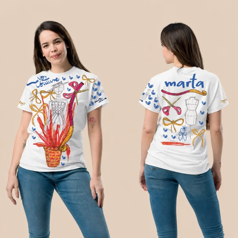 Camiseta Full Print Yo Couture