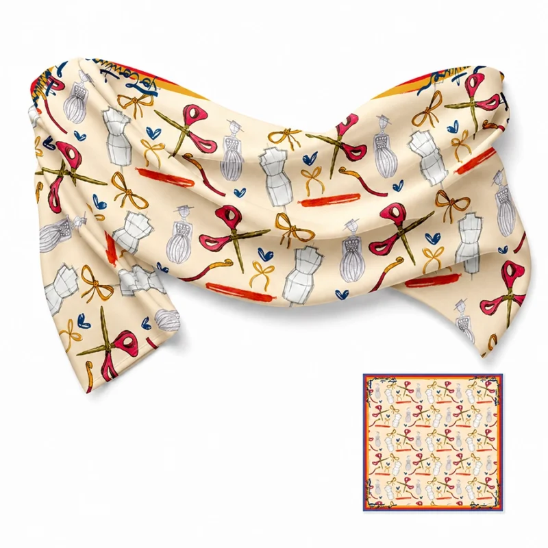 #2 Pañuelo Yo Couture (25''x25'')